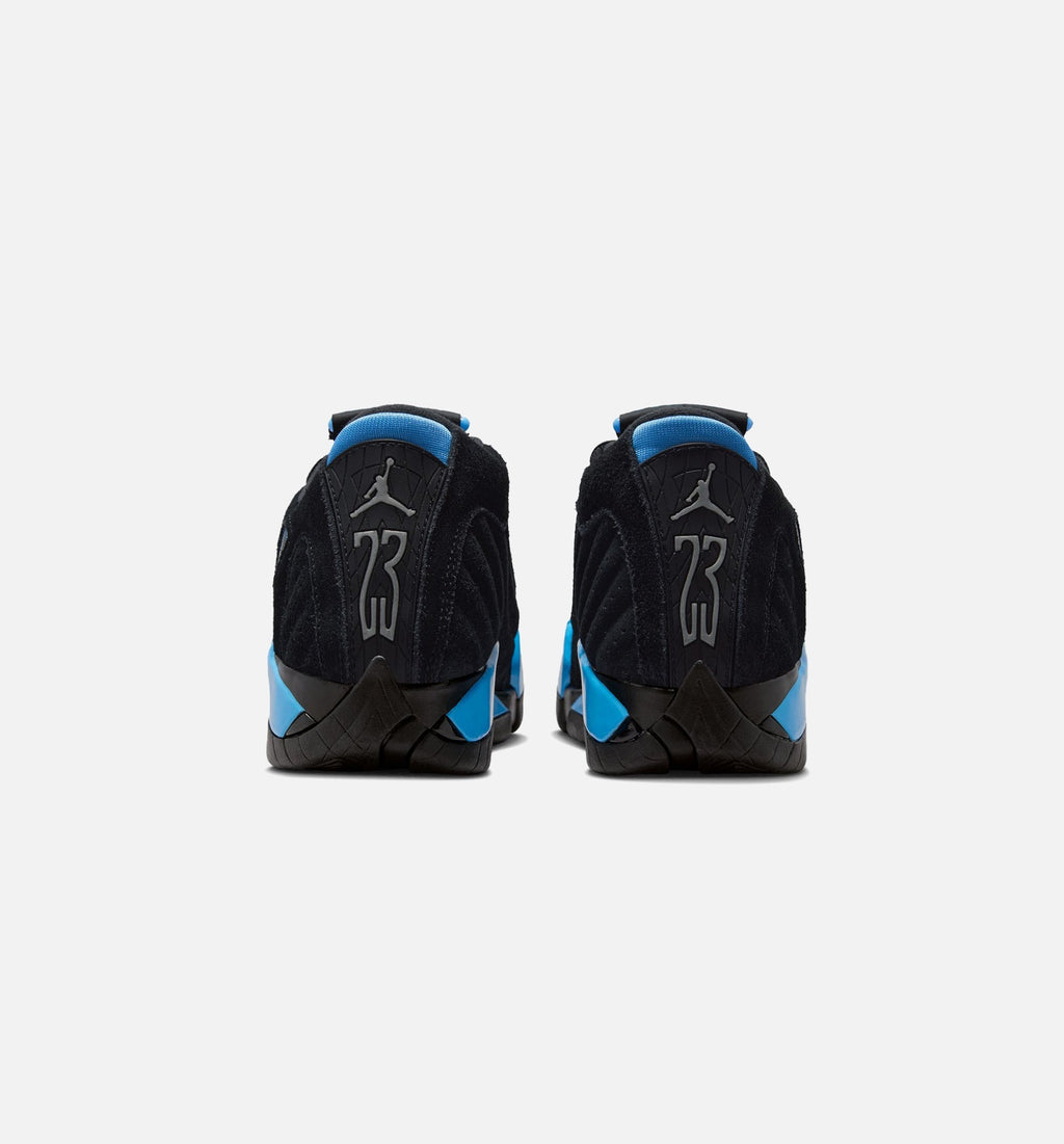 Air Jordan 14 Retro Black University Blue Kids' Shoes - Black/Blue