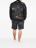 BOSS zip appliqué sweatshirt