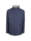 Herno fleece-lined high-neck jacket