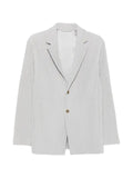 Homme Plissé Issey Miyake pleated notched-lapel blazer