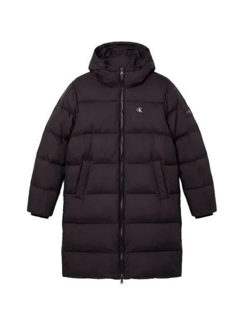 Calvin Klein long hooded padded jacket
