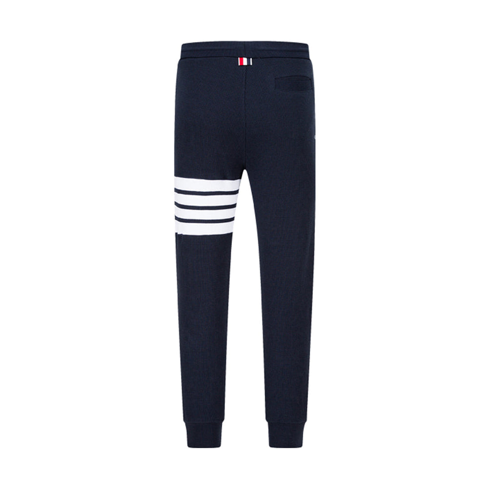 Thom Browne Style Four-Bar Sweatpants
