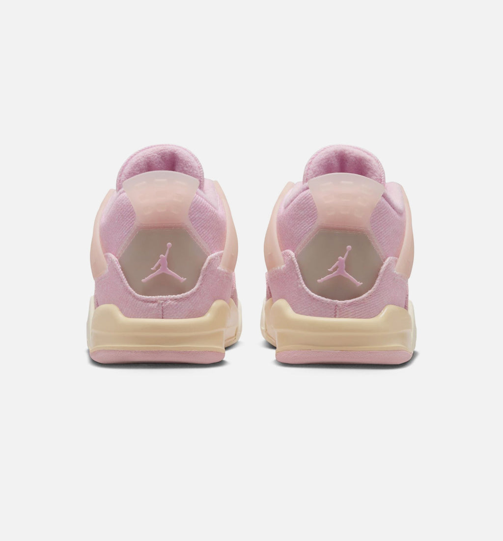 Air Jordan 4 Retro Pink Pearl and Iced Carmine Infant Sneakers - Iced Carmine/Coconut Milk/Anthracite/Muslin/Pinksicle