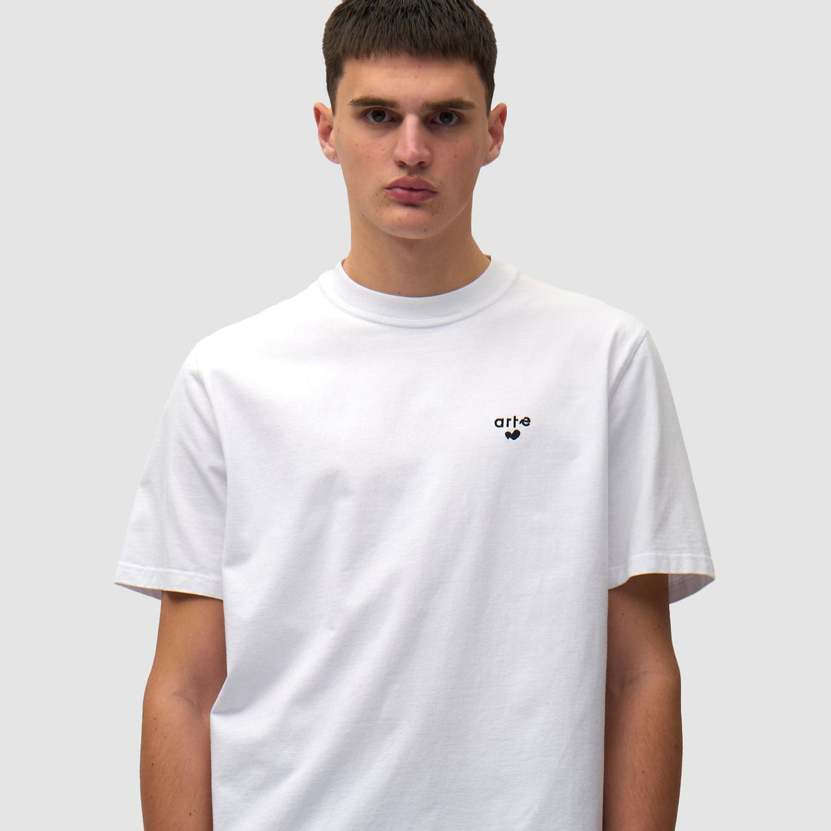 Arte Heart Logo T-shirt: White