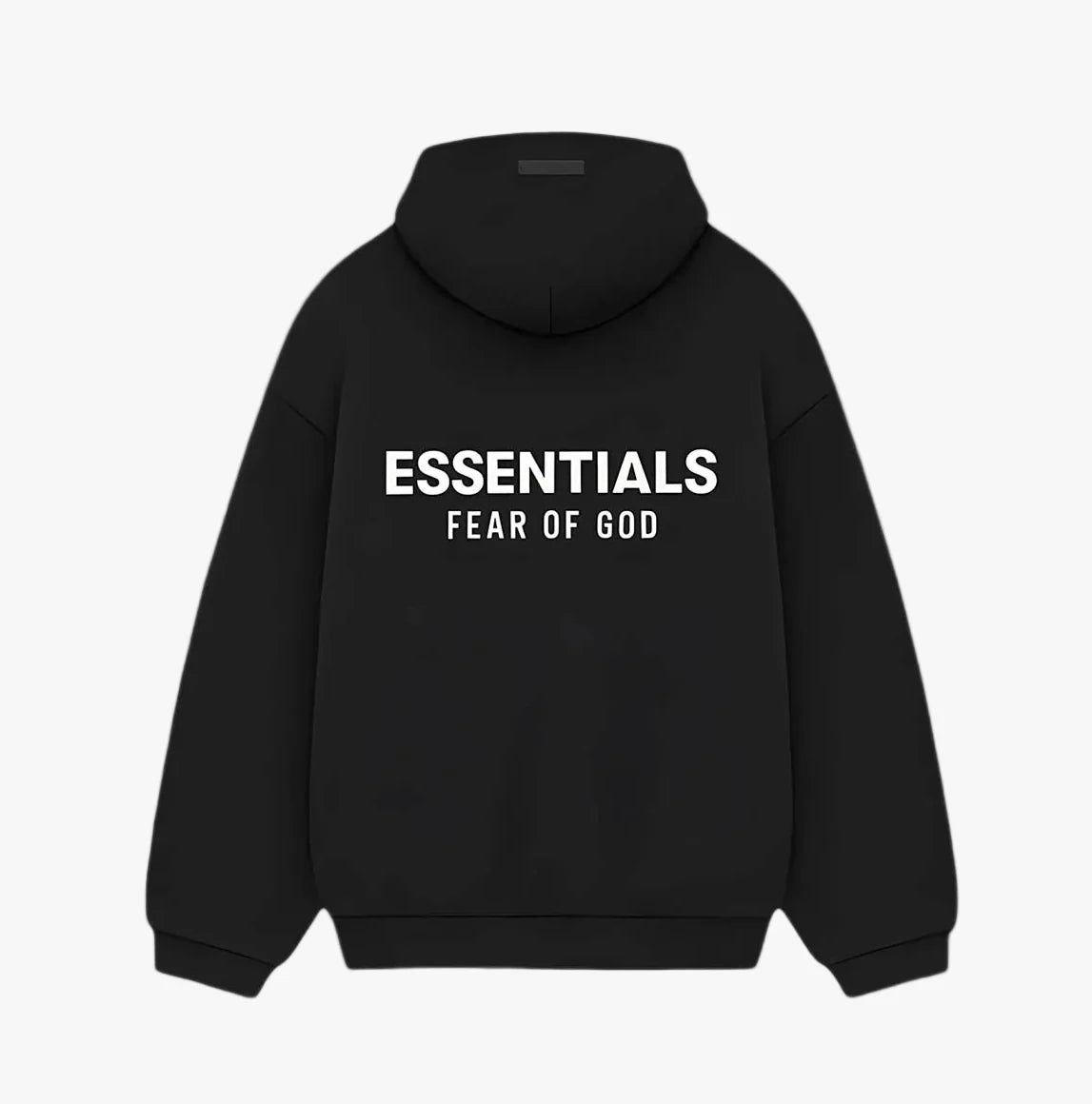 Essentials Fear Of God Fleece Hoodie Black
