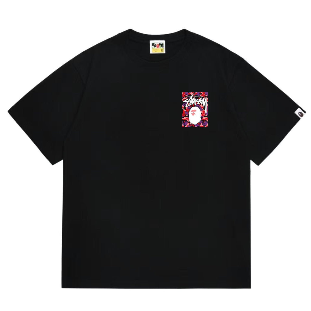 BAPE Warm Camo Ape Graphic Short-Sleeve T-Shirt