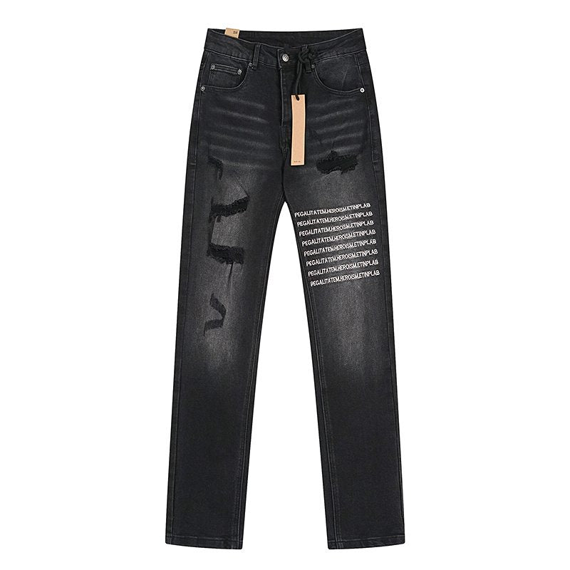 Ksubi Black Washed Graphic Jeans