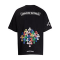 Chrome Hearts Multi-Color Cemetery Cross Short Sleeve T-shirt 6052