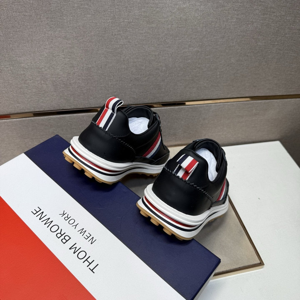 Thom Browne Men's Stripe Low-Top Sneakers