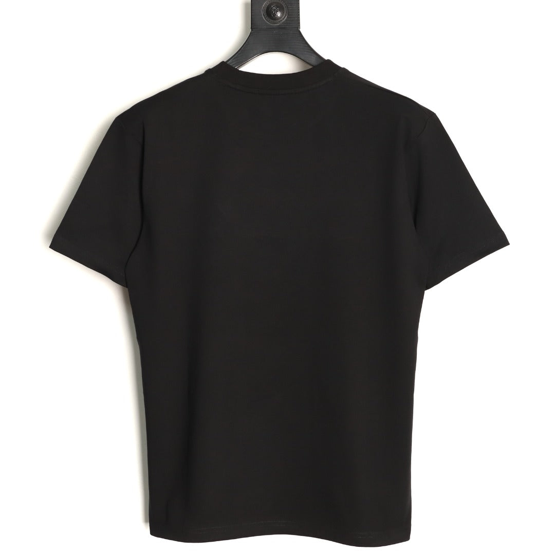 Louis Vuitton Paris Lettering and Daisy-Style Motif T-Shirt - Black